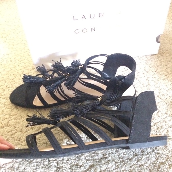 Lauren Conrad tassel sandals Women’s 7.5 NIB - Picture 3 of 7